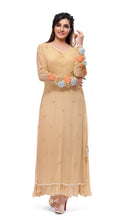 Load image into Gallery viewer, Beige 3D Floral Kurta
