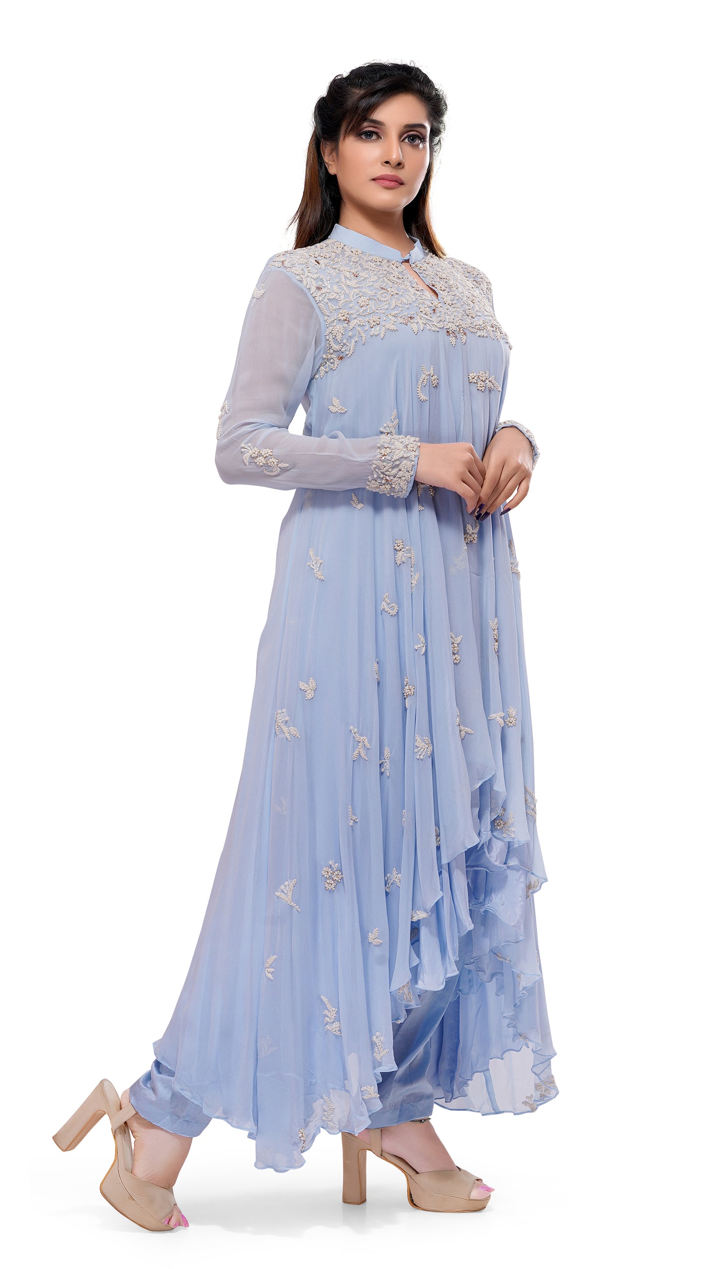 Opal Asymmetric Kurta Set