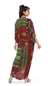 Geometric & Abstract Print Kaftan