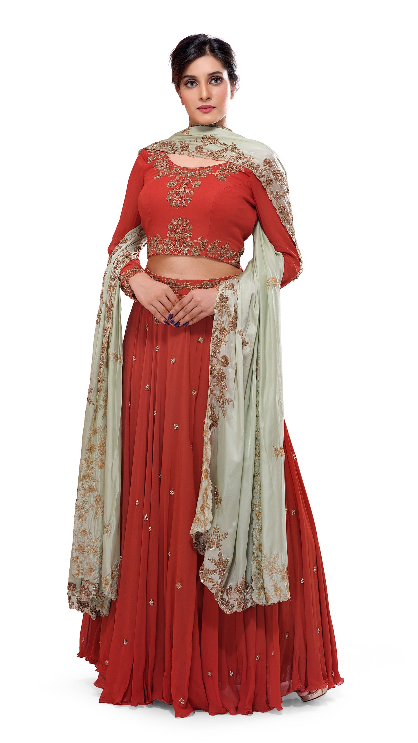 Rajwadi Lehenga Set