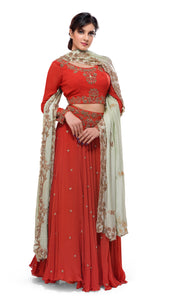 Rajwadi Lehenga Set