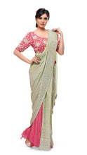 Load image into Gallery viewer, Chikan Mirror Work Saree
