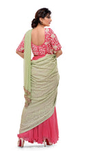 Load image into Gallery viewer, Chikan Mirror Work Saree
