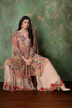 Load image into Gallery viewer, Bohemian Top With Bell Sleeves With Cut Work Sharara
